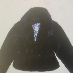 Black Faux Fur Jacket